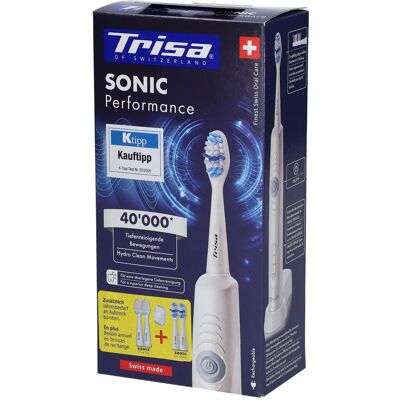 TRISA Elektrische Zahnbürste Sonic Performance mit 5 Aufsätzen TRISA Elektrische Zahnbürste Sonic Performance mit 5 Aufsätzen