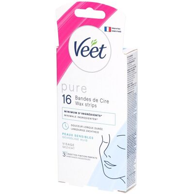 Veet Expert Wachsstreifen mit Süßmandelöl 16 ct Veet Expert Wachsstreifen mit Süßmandelöl 16 ct