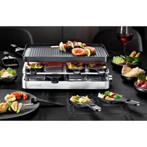 Rommelsbacher 3-in-1 Raclette RC 1400, Raclette, Tischgrill und Crêperie