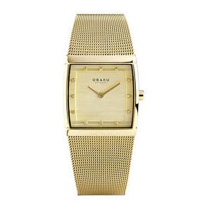 Obaku Denmark Damenuhr V102LXGGMG, gold