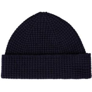 Robert Mackie Lambswool-Accessoires, Mütze - Unisex - Navy