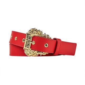 Versace Jeans Couture Barock-Gürtel, 105 cm - Rot