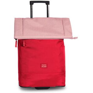 2-in-1 Fahrradtasche & Trolley , Rot