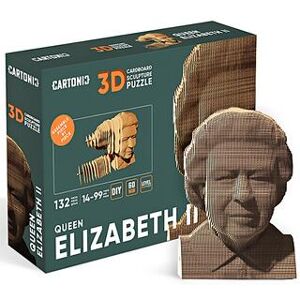 Romanowski Design 3D Puzzle Pappe, Queen Elisabeth II