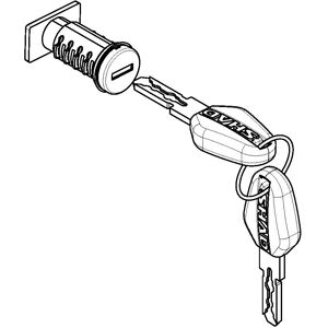 SHAD LOCK KIT SCHLÜSSEL TERRA TOP CASE 15 cm