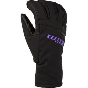 Klim Bombshell Damen Snowmobil Handschuhe XL Schwarz Lila