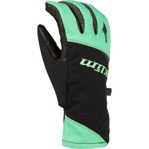 Klim Bombshell Damen Snowmobil Handschuhe XL Schwarz Grün