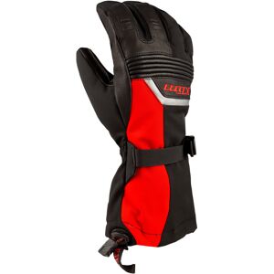 Klim Fusion Snowmobil Handschuhe M Schwarz Rot