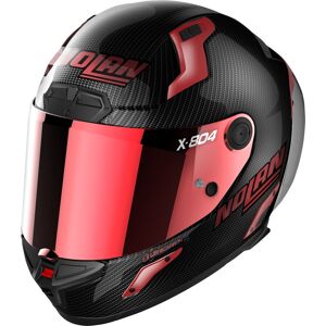 Nolan X-804 RS Ultra Carbon Iridium Edition Helm 2XL Schwarz Rot