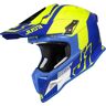 Just1 J12 Syncro Carbon Motocross Helm S Gelb Blau