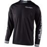 Troy Lee Designs GP Mono Motocross Jersey L Schwarz Weiss