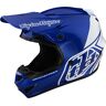 Troy Lee Designs GP Block Motocross Helm 2XL Weiss Türkis Blau