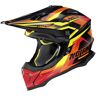 Nolan N53 Fender Motocross Helm M Schwarz Rot Gelb