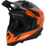 Acerbis Steel Carbon 2023 Motocross Helm S Schwarz Orange