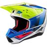 Alpinestars S-M5 Sail 2024 Motocross Helm 2XL Blau Gelb