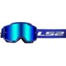 LS2 Charger Motocross Brille  Blau