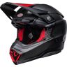 Bell Moto-10 Spherical Satin Gloss Motocross Helm L Schwarz Rot
