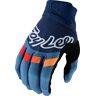 Troy Lee Designs Air Pinned Motocross Handschuhe XL Blau