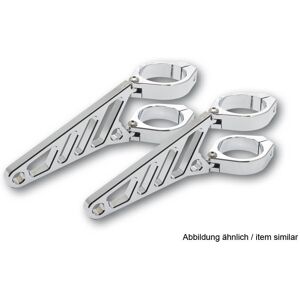 HIGHSIDER Lampenhalter Set lang für 38-41 mm  Silber