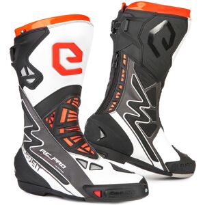 Eleveit RC Pro Motorradstiefel 48 Weiss Orange