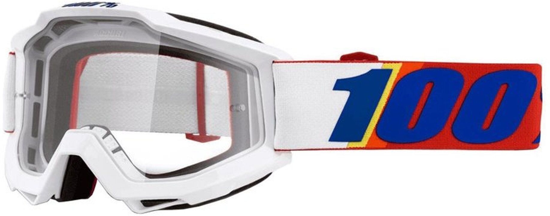 100% Accuri Minima Motocross Brille Einheitsgröße transparent