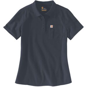 Carhartt Short Sleeve Damen Poloshirt XS Blau