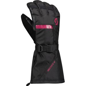 Scott Roop Snowmobil Handschuhe XS Schwarz Pink