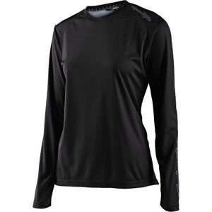 Troy Lee Designs Lilium Solid Damen Fahrrad Jersey S Schwarz