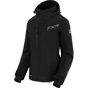 FXR Edge 2-in-1 Damen Snowmobil Jacke 36 Schwarz Silber