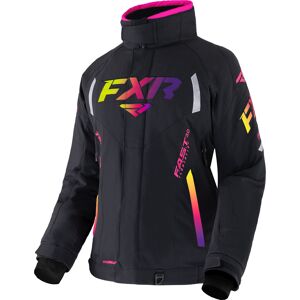 FXR Team FX Damen Snowmobil Jacke 3XL Schwarz Mehrfarbig