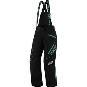 FXR Edge Damen Snowmobil Latzhose S 30 Schwarz Grün