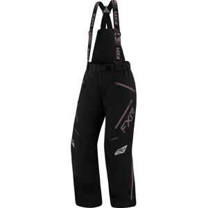 FXR Edge Damen Snowmobil Latzhose L 34 Schwarz Lila