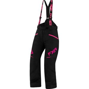 FXR Fresh 2023 Damen Snowmobil Latzhose 2XL 38 Schwarz Pink