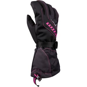 Klim Ember Gauntlet Damen Snowmobil Handschuhe XL Schwarz Pink