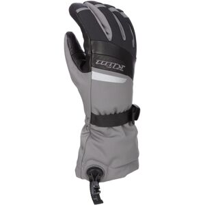 Klim Radiate Gauntlet Damen Snowmobil Handschuhe XL Schwarz Grau