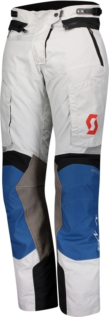 Scott Dualraid Dryo Damen Motorrad Textilhose 42 Grau Blau