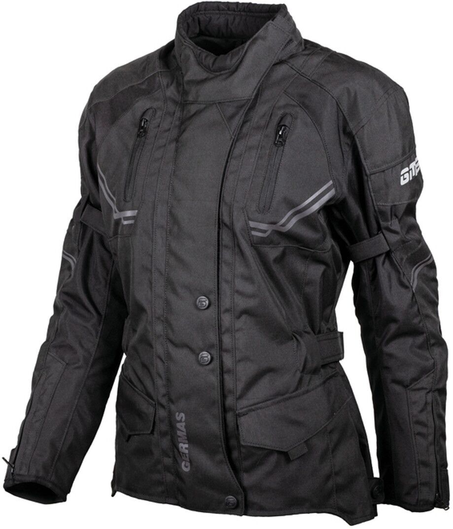 GMS Taylor Damen Motorrad Textiljacke L Schwarz