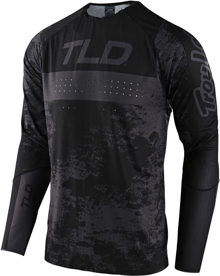 Troy Lee Designs Sprint Ultra Grime Fahrrad Jersey S Schwarz Grau