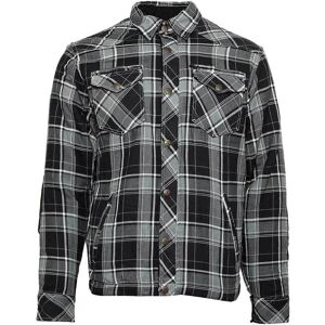 Bores Lumberjack Shirt 2XL Schwarz Grau Weiss