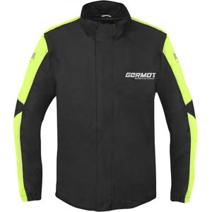 Germot Bergen Regenjacke 3XL Schwarz Gelb