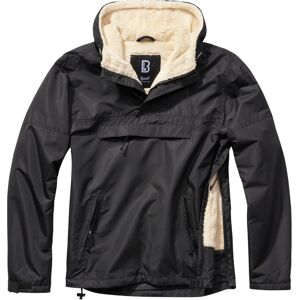 Brandit Windbreaker Sherpa Jacke XL Schwarz