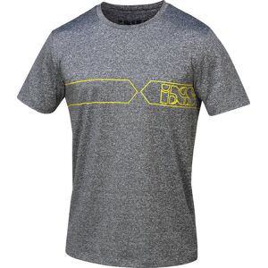 IXS Team Funktions T-Shirt M Grau Gelb