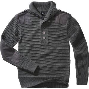 Brandit Alpin Pullover 3XL Schwarz Grau