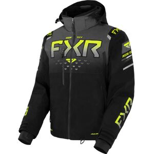 FXR Helium X 2-in-1 2023 Snowmobil Jacke M Schwarz Grau Gelb