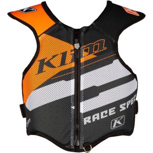 Klim Tek Race Spec Snowmobil Protektorenweste XL Schwarz Orange