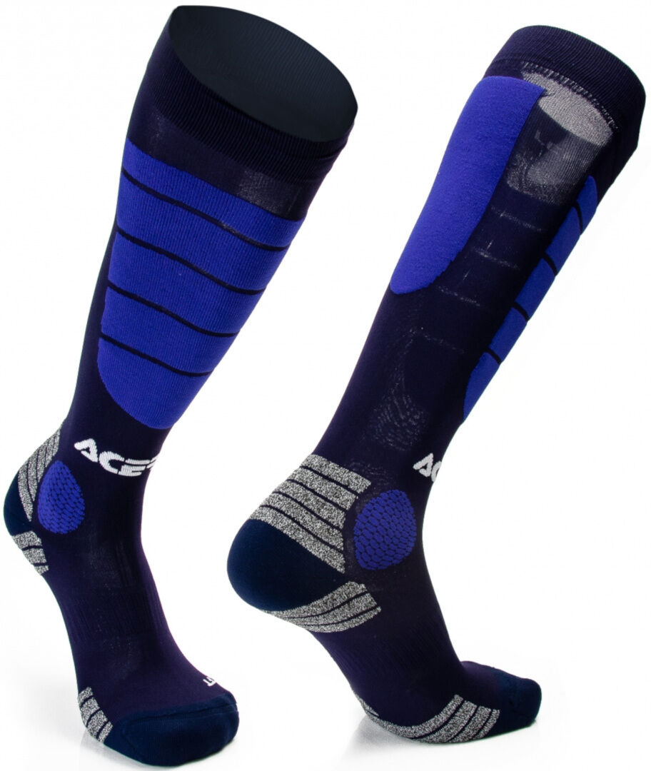 Acerbis Motocross Impact Socken S M Blau