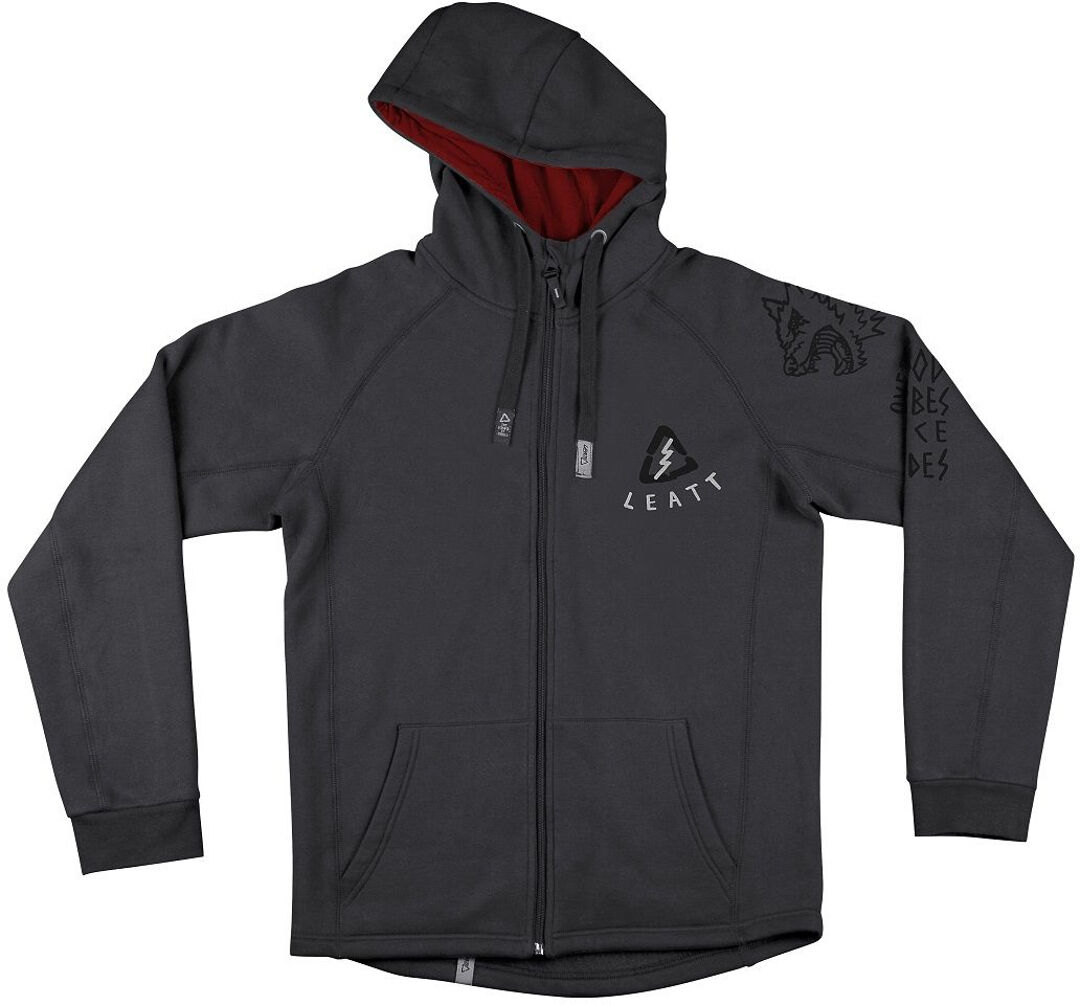 Leatt Tribal Hoodie S Schwarz