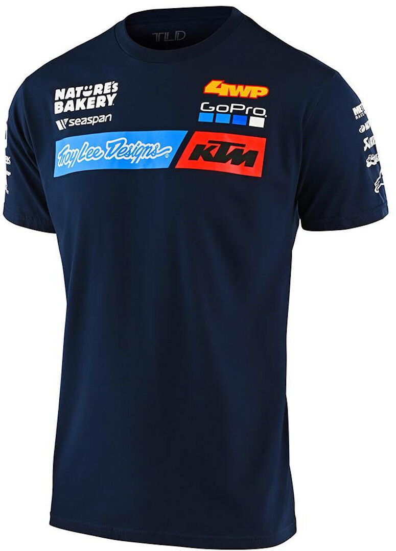 Troy Lee Designs Team KTM T-Shirt S Blau