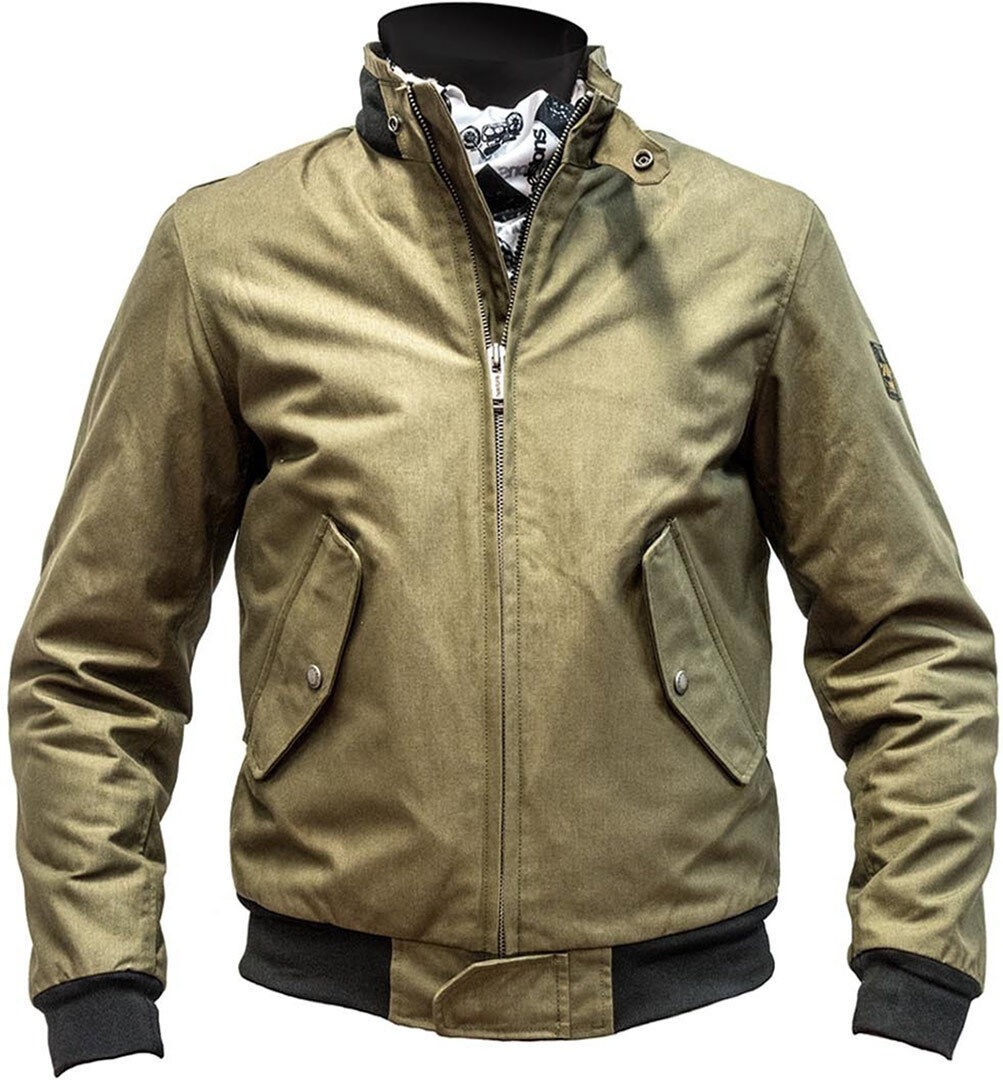 Helstons Nova Motorrad Textiljacke 3XL Grün Braun