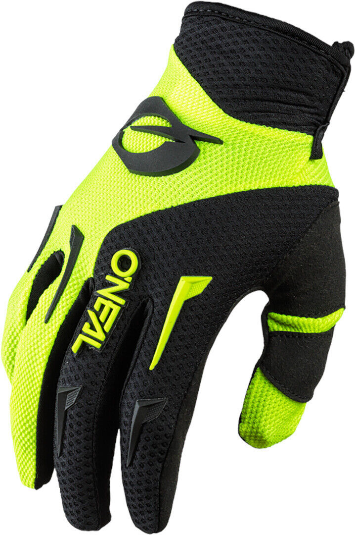 Oneal Element Jugend Motocross Handschuhe XS Schwarz Gelb